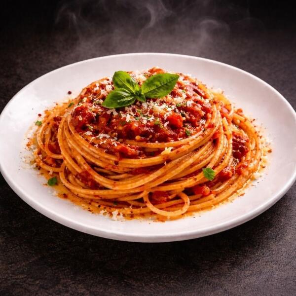 Spaghetti with Tomato Sauce