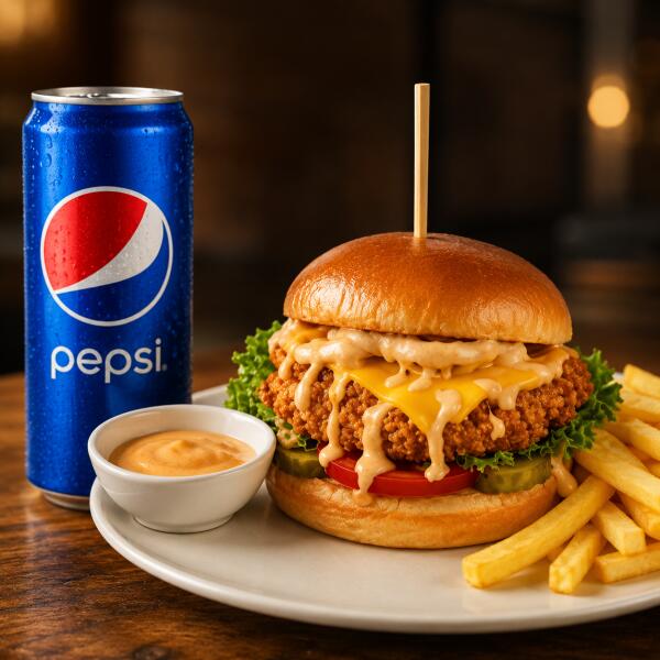 Chicken Burger Combo